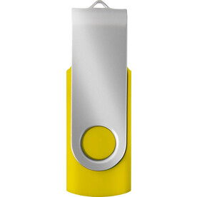 USB-Stick (16GB/32GB) Lex – gelb/silber bedrucken, Art.-Nr. 276999040_3486