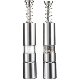 Salz- und Pfeffermühlenset Annalena | Edelstahl | 2 St. – Silber bedrucken, Art.-Nr. 032999999_3724