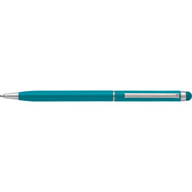 Kugelschreiber Irina | Stylus – atoll (blau/grün) bedrucken, Art.-Nr. 130999999_3832