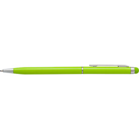 Kugelschreiber Irina | Stylus – Limettengrün bedrucken, Art.-Nr. 019999999_3832