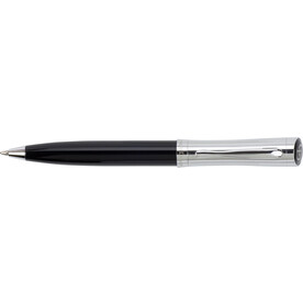 Charles Dickens Kugelschreiber Sasha | Kupfer – Schwarz/Silber bedrucken, Art.-Nr. 050999999_3865