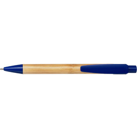 Kugelschreiber aus Bambus Lacey – Blau bedrucken, Art.-Nr. 005999999_3993 Kugelschreiber aus Bambus Lacey – Blau bedrucken, Art.-Nr. 005999999_3993
