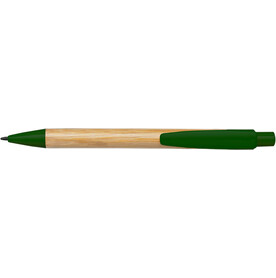 Kugelschreiber aus Bambus Lacey – Grün bedrucken, Art.-Nr. 004999999_3993 Kugelschreiber aus Bambus Lacey – Grün bedrucken, Art.-Nr. 004999999_3993