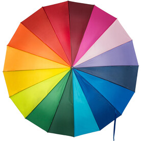 Regenbogenregenschirm Haya | 190T – custom/multicolor bedrucken, Art.-Nr. 009999999_4058