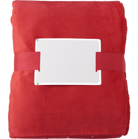 Plaid Margot | Polyester – Rot bedrucken, Art.-Nr. 008999999_4290