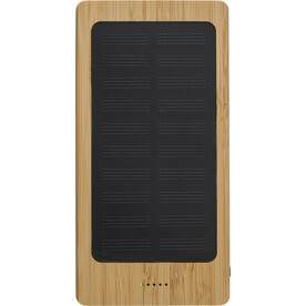 Solar-Powerbank aus Bambus Joan – Bambus bedrucken, Art.-Nr. 823999999_431953