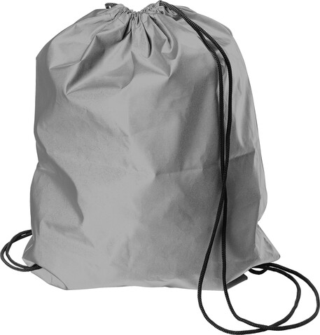 Rucksack aus Synthetik (190D) Melila – Grau bedrucken, Art.-Nr. 003999999_432545