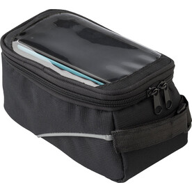 Fahrradlenkertasche aus Polyester (600D) Priya – Schwarz bedrucken, Art.-Nr. 001999999_433242 Fahrradlenkertasche aus Polyester (600D) Priya – Schwarz bedrucken, Art.-Nr. 001999999_433242