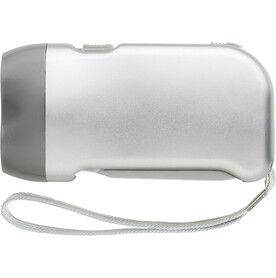 Solar-Taschenlampe Tristan – Silber bedrucken, Art.-Nr. 032999999_4532