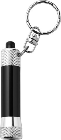 LED-Lampe aus Metall Audrey – Schwarz bedrucken, Art.-Nr. 001999999_4845