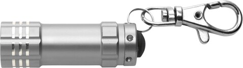 Schlüsselanhänger mit Lampe Anna – Silber bedrucken, Art.-Nr. 032999999_4861