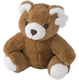 Plüschteddybär Alessandro | 20 cm – Braun bedrucken, Art.-Nr. 011999999_5012