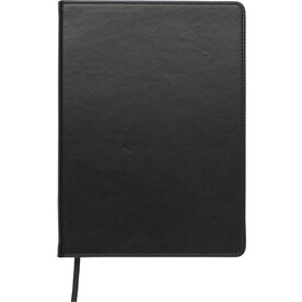 Notizbuch Ellis | A5 | Liniert – Schwarz bedrucken, Art.-Nr. 001999999_5137