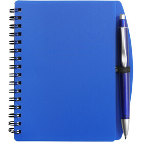 Notizbuch Kimora | A6 | Liniert – Blau bedrucken, Art.-Nr. 005999999_5139