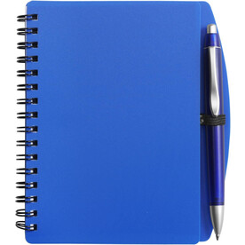 Notizbuch Kimora | A6 | Liniert – Blau bedrucken, Art.-Nr. 005999999_5139