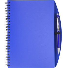 Notizbuch Solana | A5 | Liniert – Blau bedrucken, Art.-Nr. 005999999_5140