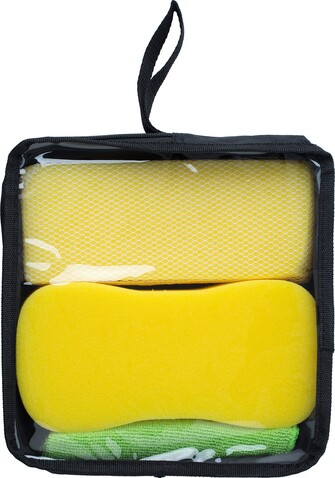 Autowaschset Aaliyah | Polyester | 3 Stück – Gelb bedrucken, Art.-Nr. 006999999_5300 Autowaschset Aaliyah | Polyester | 3 Stück – Gelb bedrucken, Art.-Nr. 006999999_5300