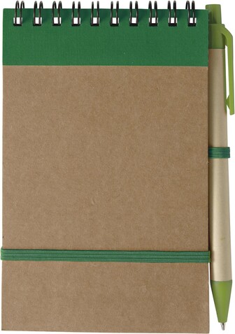 Notizbuch Emory | Liniert – Grün bedrucken, Art.-Nr. 004999999_5410