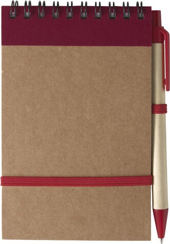 Notizbuch Emory | Liniert – Rot bedrucken, Art.-Nr. 008999999_5410