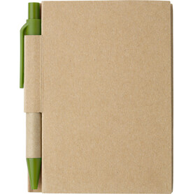 Notizbuch Cooper | Liniert – Hellgrün bedrucken, Art.-Nr. 029999999_6419