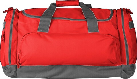 Sport-/Reisetasche aus Polyester Lorenzo – Rot bedrucken, Art.-Nr. 008999999_6431