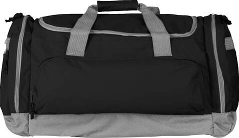 Sport-/Reisetasche aus Polyester Lorenzo – Schwarz bedrucken, Art.-Nr. 001999999_6431