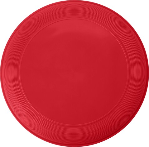 Wurfscheibe aus Kunststoff Jolie – Rot bedrucken, Art.-Nr. 008999999_6456