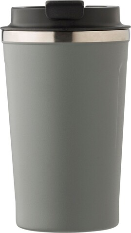 Doppelwandiger Becher aus Edelstahl Sofia – Grau bedrucken, Art.-Nr. 003999999_668115