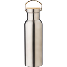 Edelstahl-Trinkflasche doppelwandig Odette – Silber bedrucken, Art.-Nr. 032999999_668130 Edelstahl-Trinkflasche doppelwandig Odette – Silber bedrucken, Art.-Nr. 032999999_668130