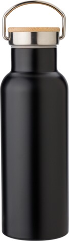Trinkflasche Odette | 500 ml – Schwarz bedrucken, Art.-Nr. 001999999_668130