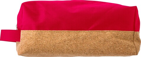 Kulturtasche Lynn | Kork | 600 ml – Rot bedrucken, Art.-Nr. 008999999_676271