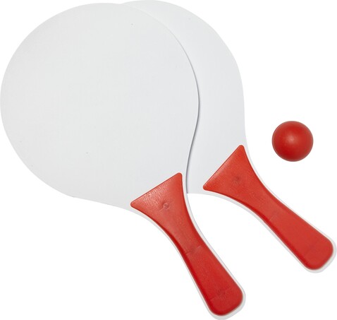 Strandballspiel Eliza – Rot bedrucken, Art.-Nr. 008999999_6985