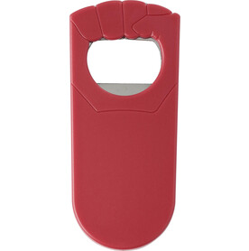 Flaschenöffner Tay | Kunststoff | Faustform – Rot bedrucken, Art.-Nr. 008999999_708984