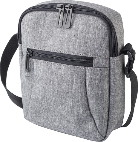 Umhängetasche Caden | 1,8 l – Grau bedrucken, Art.-Nr. 003999999_709506