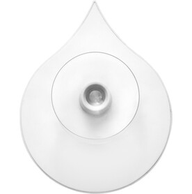 Duschuhr Alaya | Tropfenform | Sanduhr – Weiß bedrucken, Art.-Nr. 002999999_7096