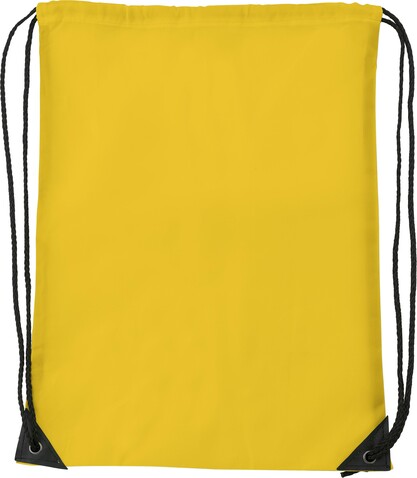 Rucksack Steffi | Kordelzug – Gelb bedrucken, Art.-Nr. 006999999_7097