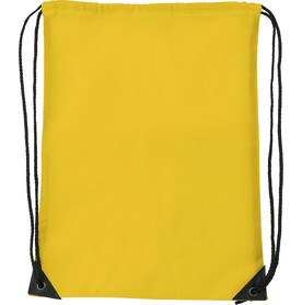 Rucksack Steffi | Kordelzug – Gelb bedrucken, Art.-Nr. 006999999_7097