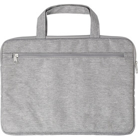rPET-Laptop-Tasche Ibrahim – Grau bedrucken, Art.-Nr. 003999999_709838