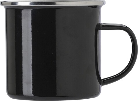 Emaille-Becher Jamaal | 350 ml – Schwarz bedrucken, Art.-Nr. 001999999_709888 Emaille-Becher Jamaal | 350 ml – Schwarz bedrucken, Art.-Nr. 001999999_709888