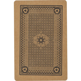 Spielkarten Andreina | Recycelt | 54 Karten – Braun bedrucken, Art.-Nr. 011999999_710073