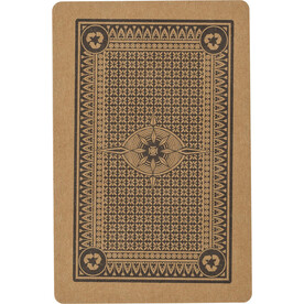 Spielkarten Andreina | 54 Karten – Braun bedrucken, Art.-Nr. 011999999_710073