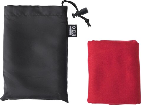 rPET-Handtuch Brunilda – Rot bedrucken, Art.-Nr. 008999999_710097
