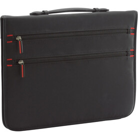 Portfolio Lianna | Polyester | A4 | Mit Taschenrechner – Schwarz bedrucken, Art.-Nr. 001999999_7215