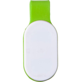 Sicherheitslampe aus Kunststoff Ofelia – Limettengrün bedrucken, Art.-Nr. 019999999_7246