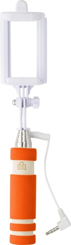 Selfie-Stick Ursula – Orange bedrucken, Art.-Nr. 007999999_7248