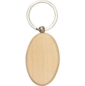Schlüsselanhänger Katherine | Holz – Braun bedrucken, Art.-Nr. 011999118_7300