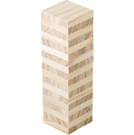 Geschicklichkeitsspiel Gisa | Kiefernholz – Braun bedrucken, Art.-Nr. 011999999_736672
