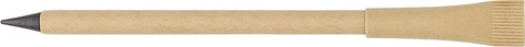 Bleistift Nicolina | Recycelt | Tintenlos – Braun bedrucken, Art.-Nr. 011999999_736877