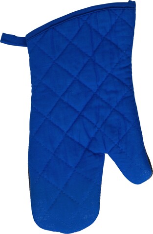 Ofenhandschuh Elsie | Baumwolle – Kobaltblau bedrucken, Art.-Nr. 023999999_737254