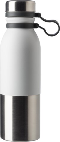 Edelstahlflasche (600 ml) Will – Weiß bedrucken, Art.-Nr. 002999999_738371